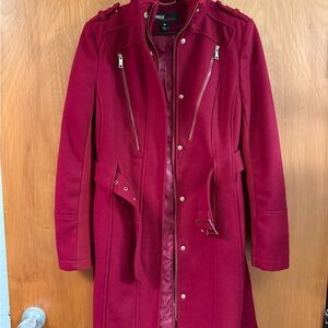 Y2K NWOT Miss Sixty Burgundy  Red Women's Coat Small
